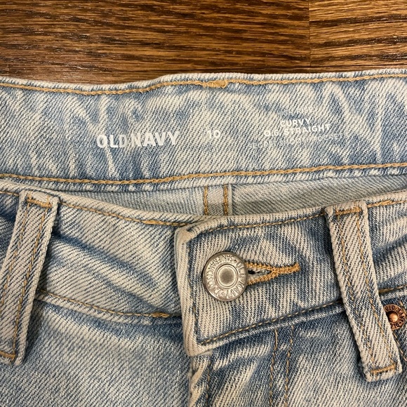 Old Navy Curvy High Waisted OG Straight Leg Ankle Jeans Sz 10 - Picture 10 of 13